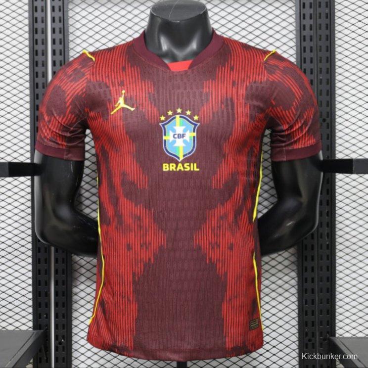 Player Version 26/27 Brazil  Dark Red Special Edition Jersey