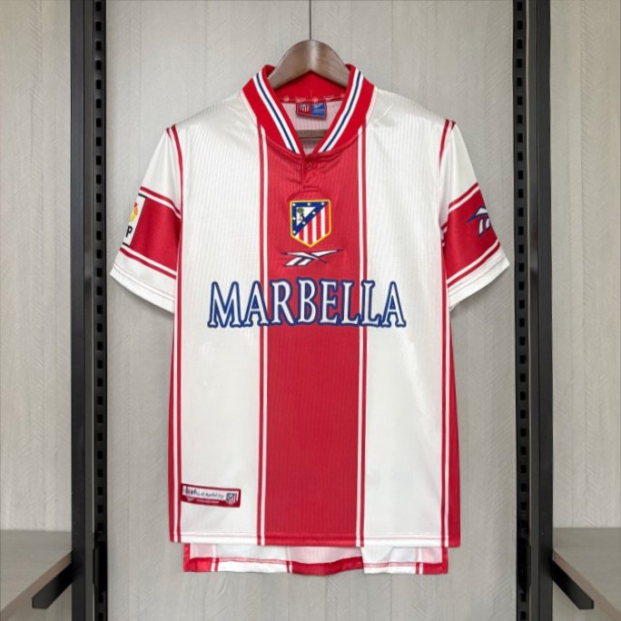 1999/00 Retro Atletico Madrid Home Jersey