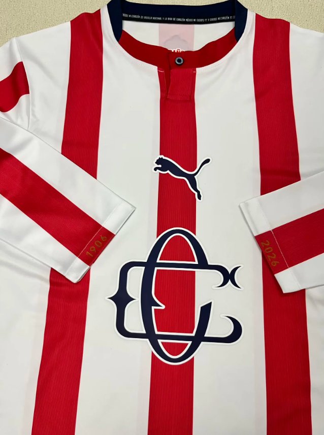 26/27 Chivas Guadalajara 120th Anniversary Long Sleeve Jersey