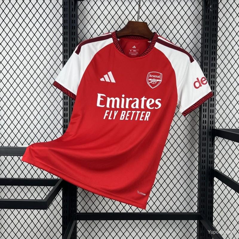 26/27 Arsenal Home Jersey With Champions Printing