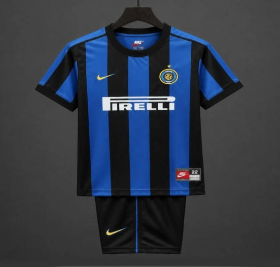 Retro 99/00 Inter Milan Blue-Black Home Jersey