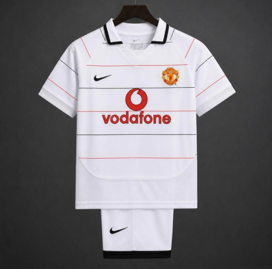Retro Kids 03/05 Manchester United Away Jersey