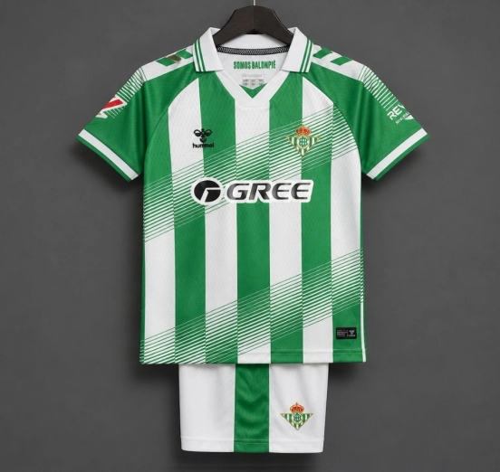 26/27 Kids Real Betis Home Jersey