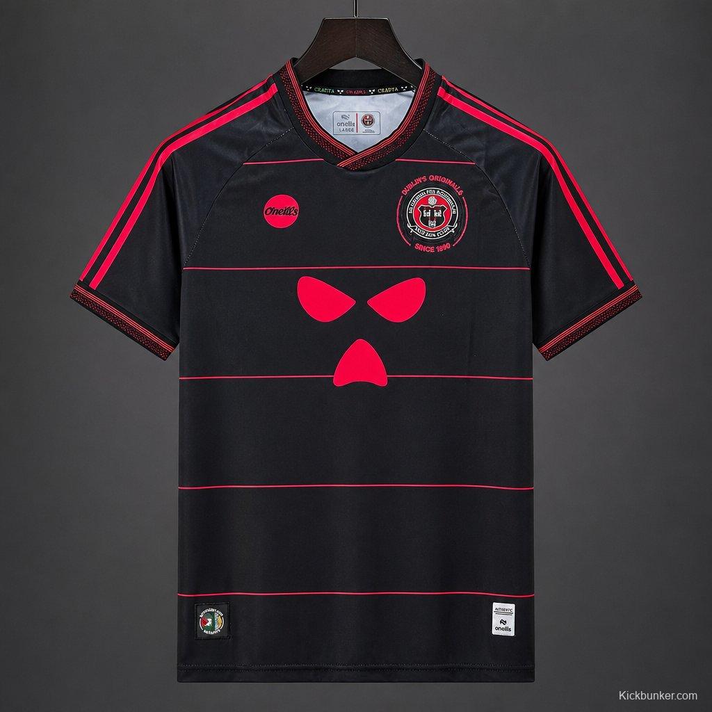 26/27 Bohemian FC x Kneecap Alternative Black Jersey