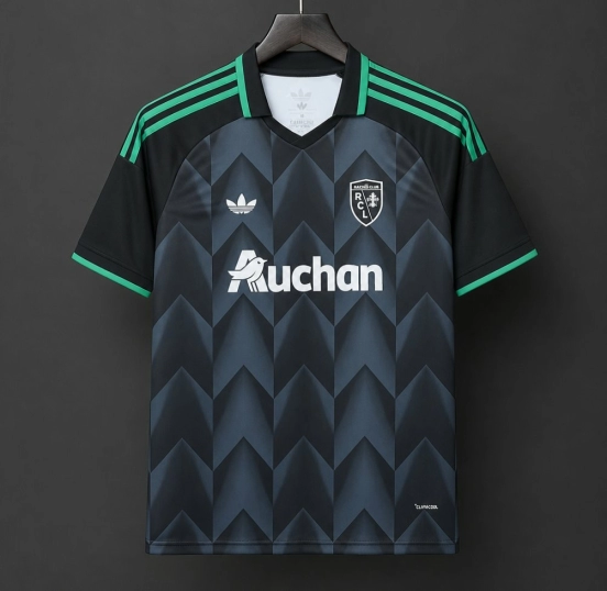 26/27 RC Lens Away Dark Grey Jersey