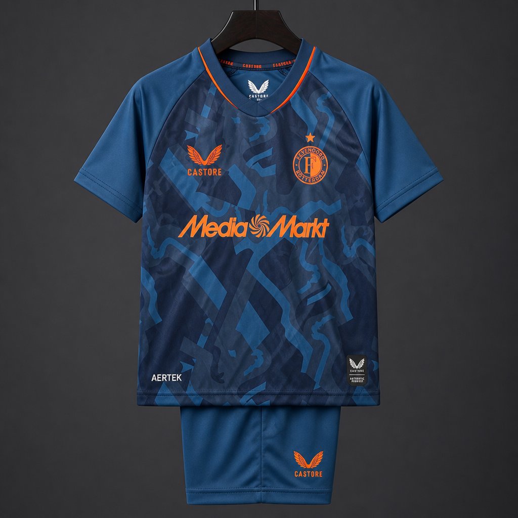 26/27 Kids Feyenoord Rotterdam Training Navy Blue Jersey