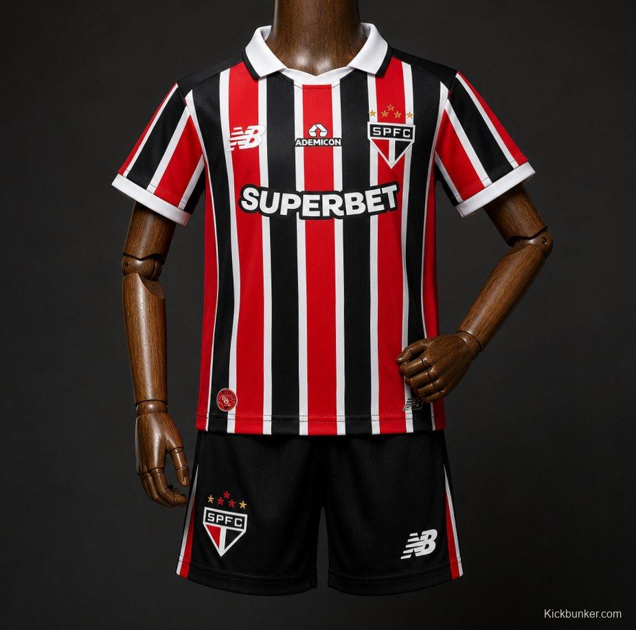26/27 Kids Sao Paulo Away Jersey