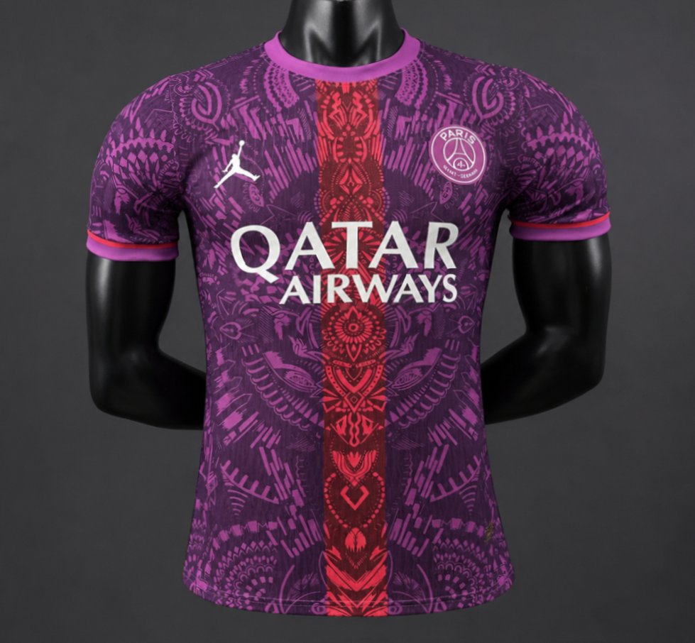 Player Version 26/27 Paris Saint-Germain Purple with Tribal Pattern Special Edition Jersey