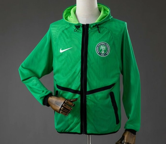 2026 Nigeria Men's Football Anthem Jacket - Green