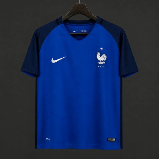 Retro 2016 France Home Jersey