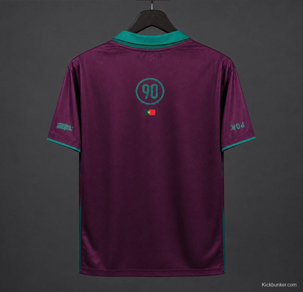 2026 Portugal x Cactus Jack Total 90 Pre-Match Wine Jersey