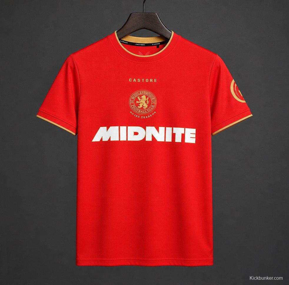 26/27 Middlesbrough FC Home Red Jersey