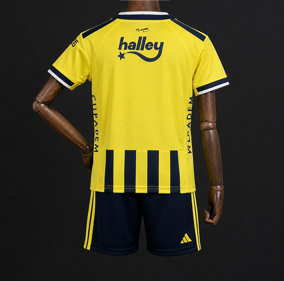 26/27 Kids Fenerbahce Home Kit Jersey