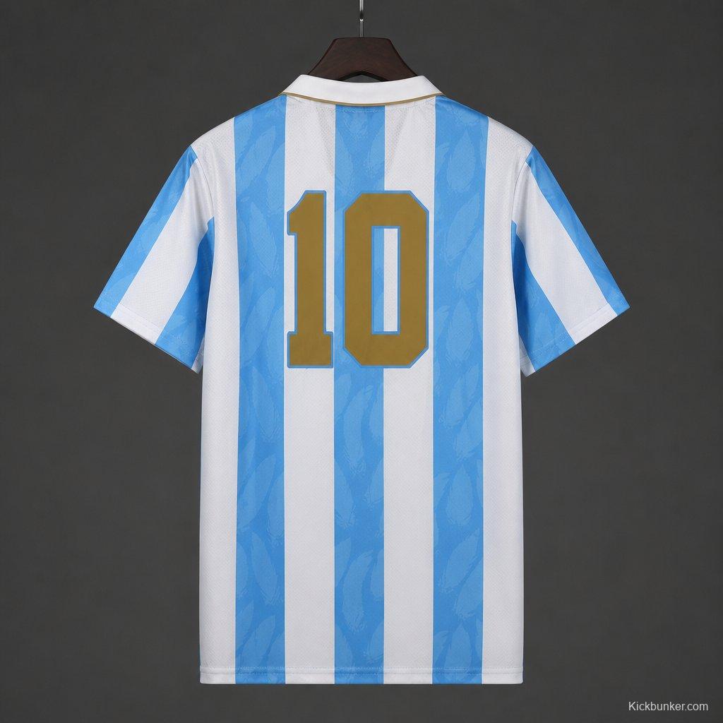 2026 Argentina Striped Number Printed Special Jersey