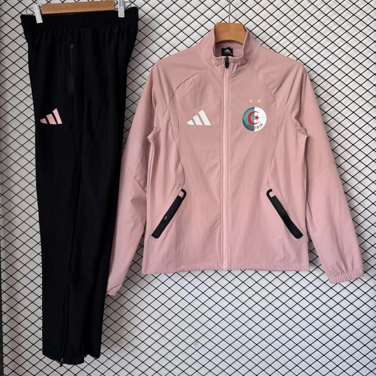 26/27 Algeria Pink & Black Training Tracksuit