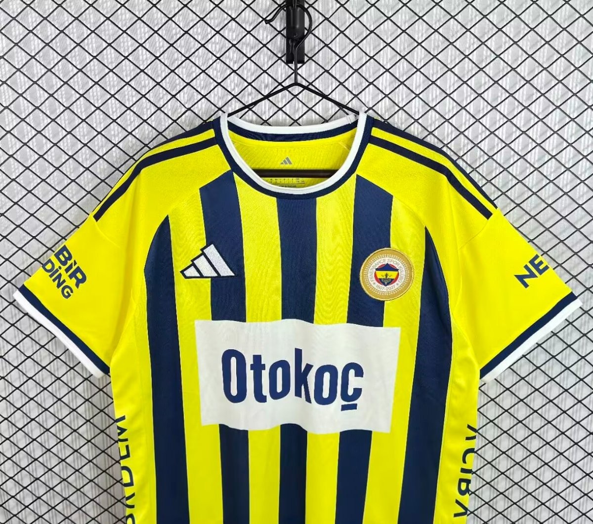 26/27 Fenerbahçe SK Yellow & Navy Blue Stripes Home Jersey