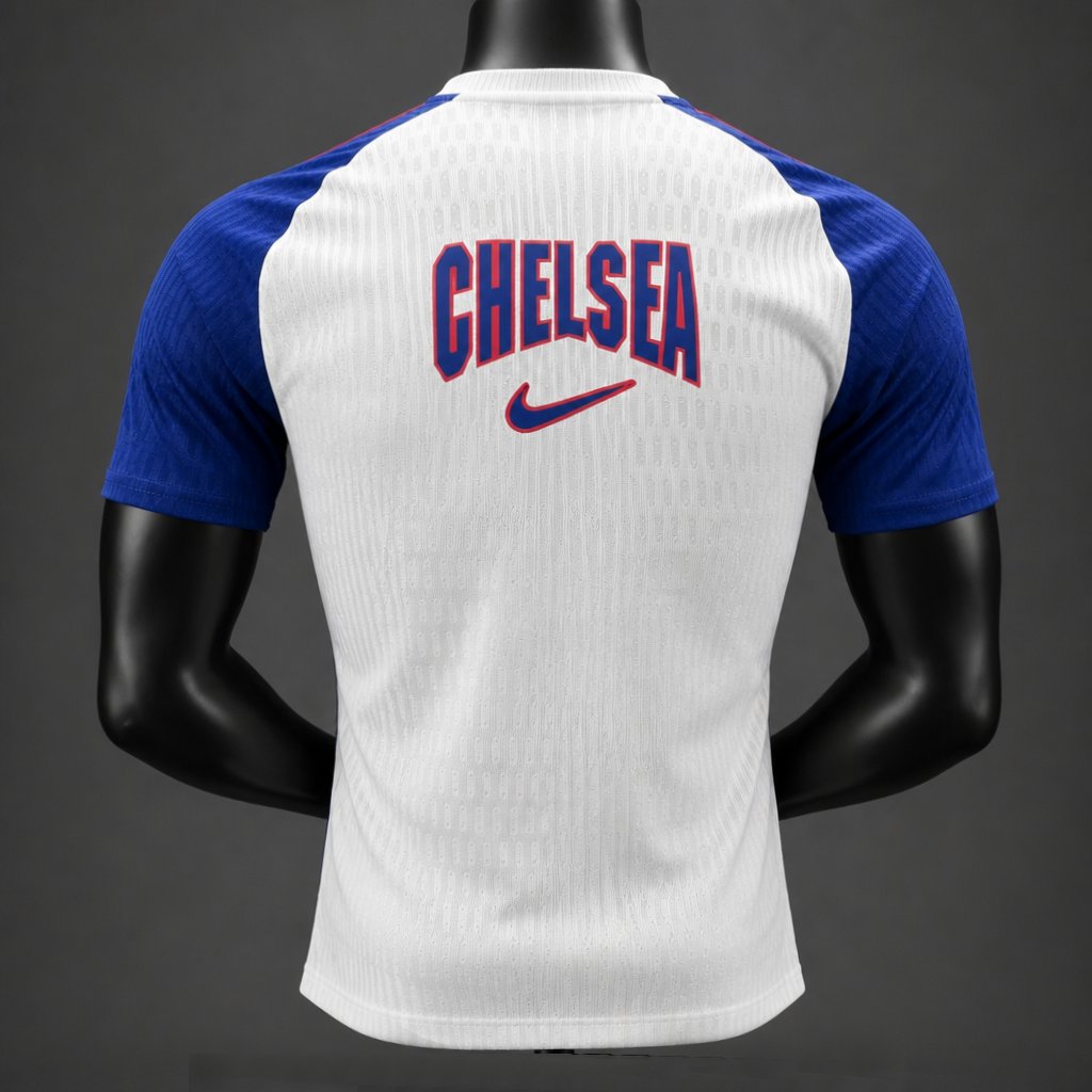 Player Version 26/27 Chelsea White with Blue  Away Jersey