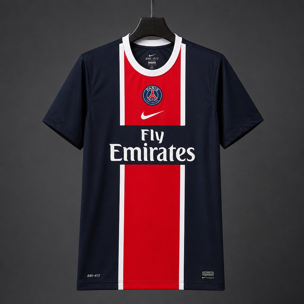 Retro 11/12 Paris Saint-Germain Home Black Jersey