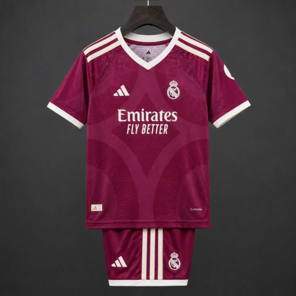 26/27 Kids Real Madrid Third Pink Jersey