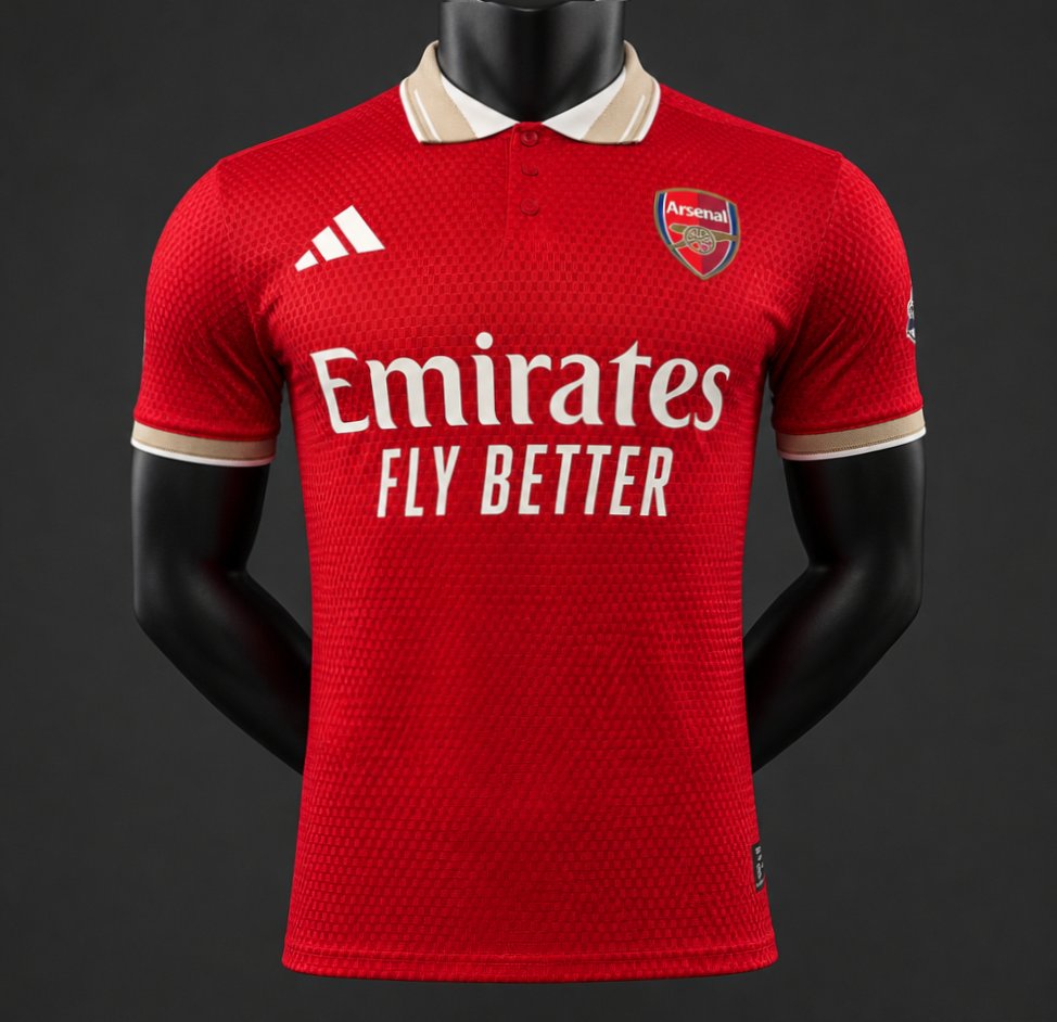 Player Version 26/27 Arsenal Home Red/Yellow POLO Jersey