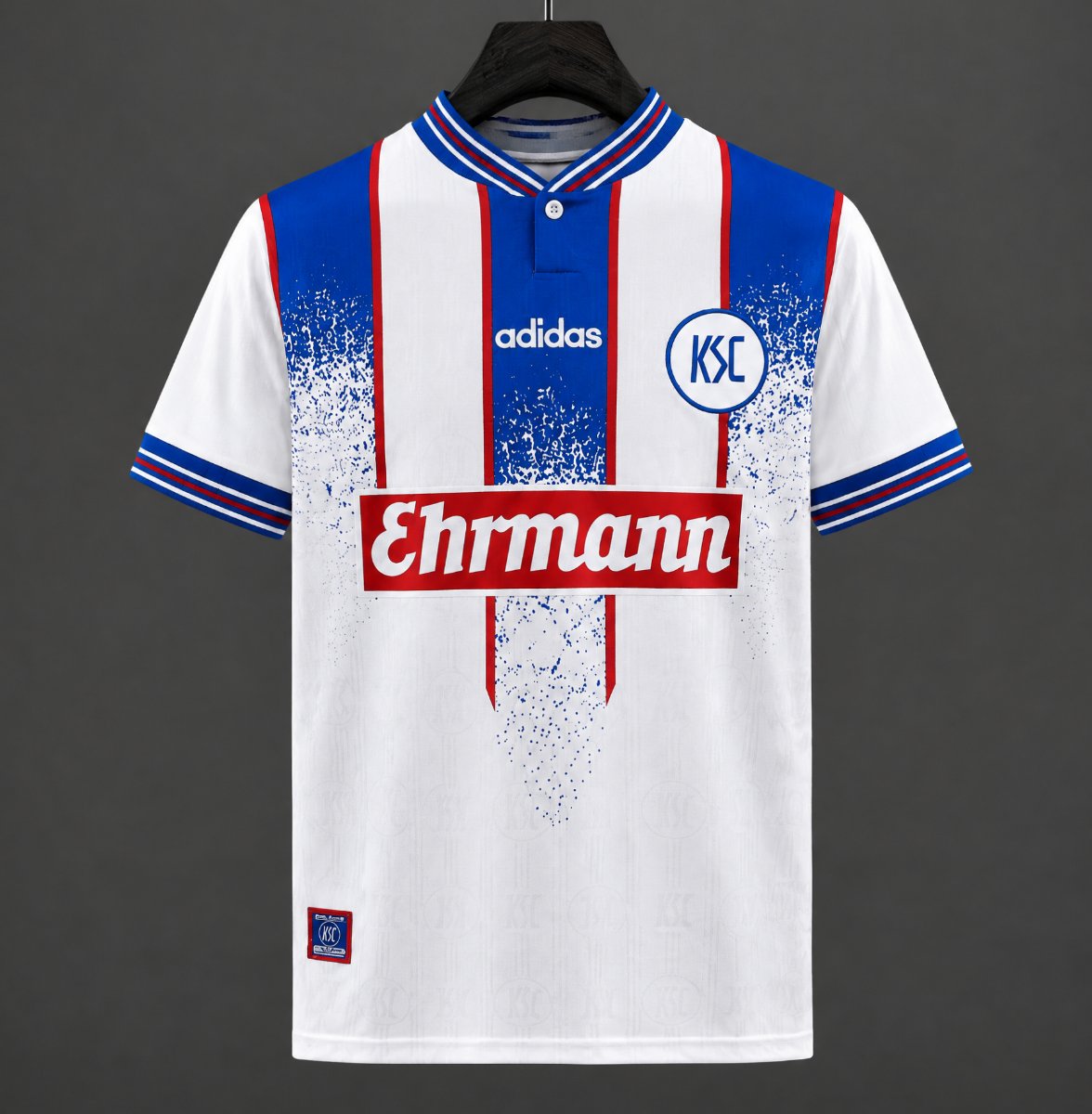 Retro 96/98 Karlsruher Home Jersey