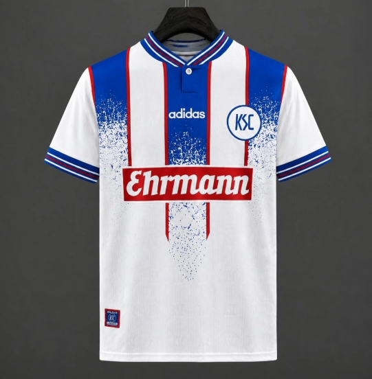 Retro 96/98 Karlsruher Home Jersey