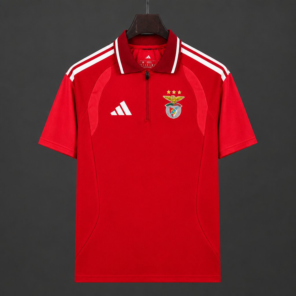 26/27 Benfica Red Training Polo Jersey
