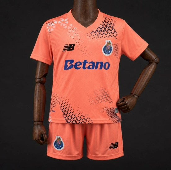 26/27 Kids Porto Pink Goalkeeper Jersey