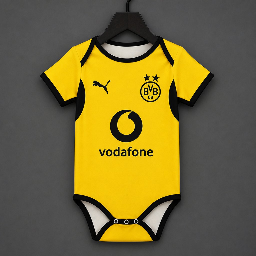 26/27 Borussia Dortmund Home Baby Romper Jersey