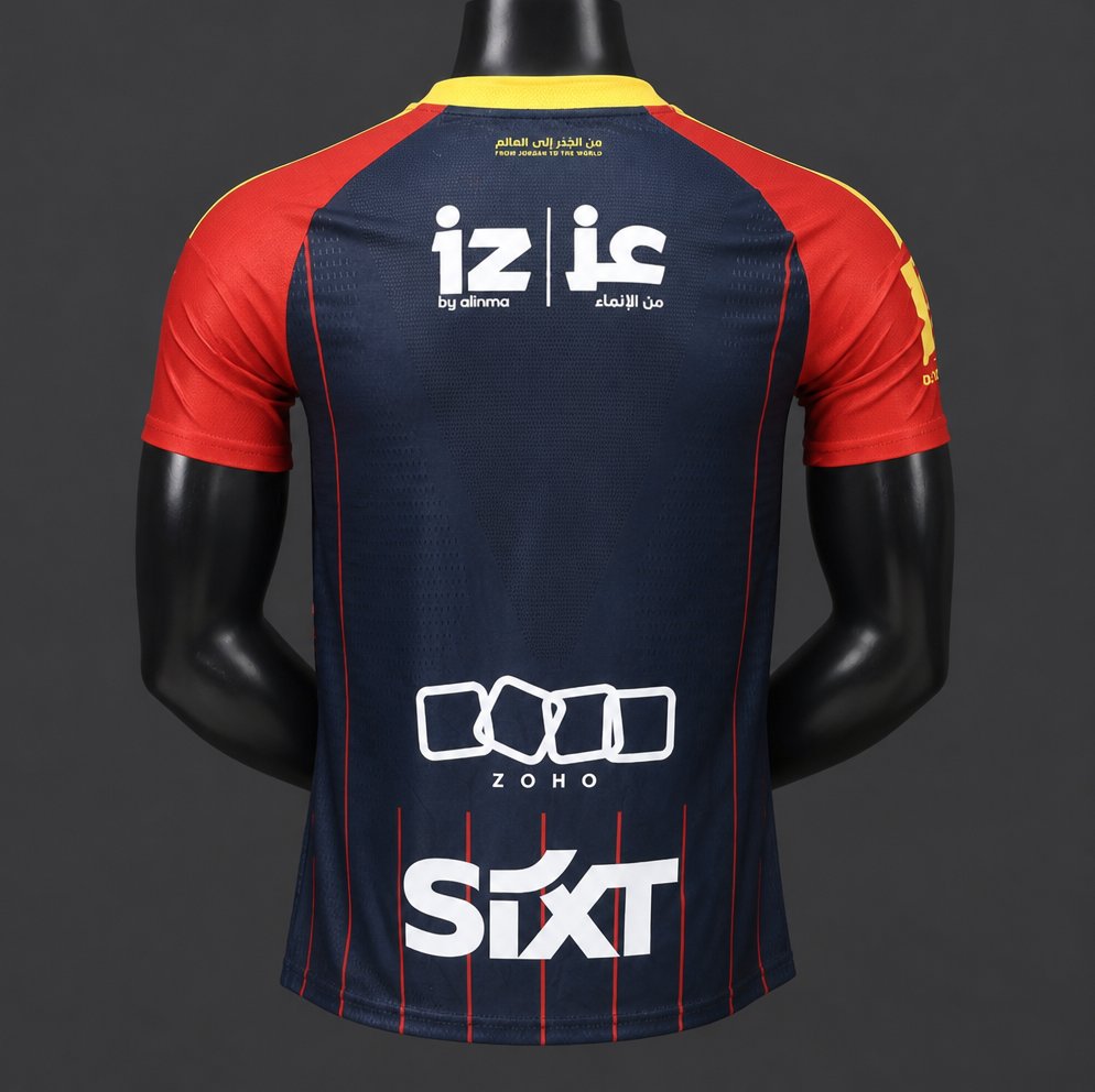 Player Version 26/27  Al-Qadsiah Third Navy Red Jersey